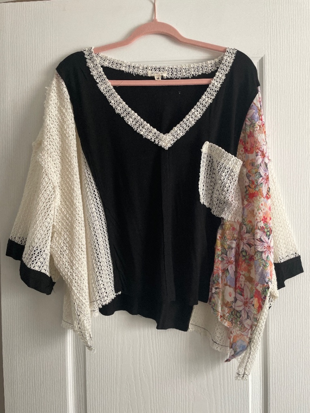 POL poncho style top